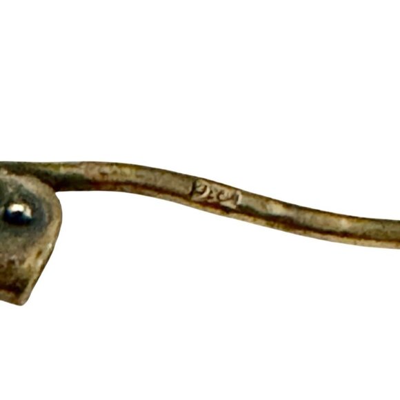 Antique Victorian Bohemian Garnet Rose Cut Garnets Bow Brooch Pin Gold Gilt - Picture 6 of 15